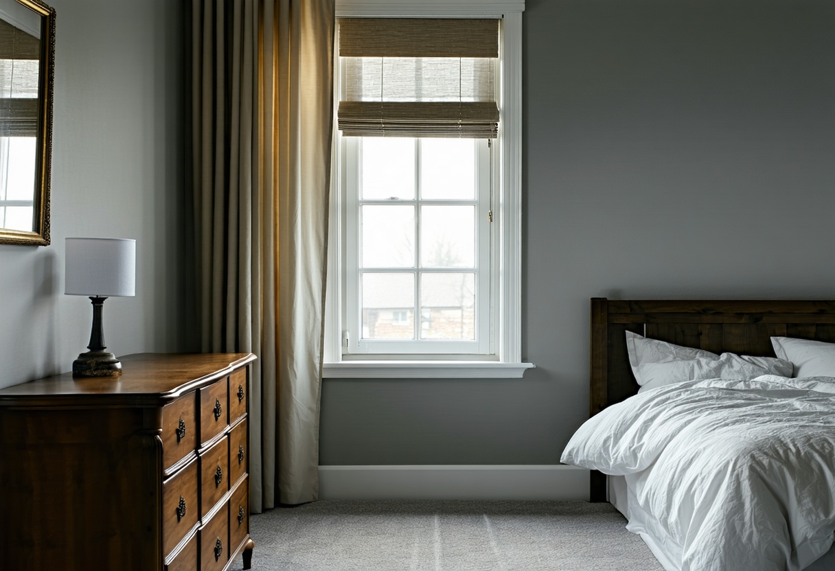 Before: A Gosforth bedroom that finally goes dark