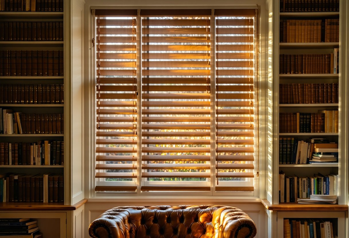 Wooden blinds fitted by Imperial Blinds