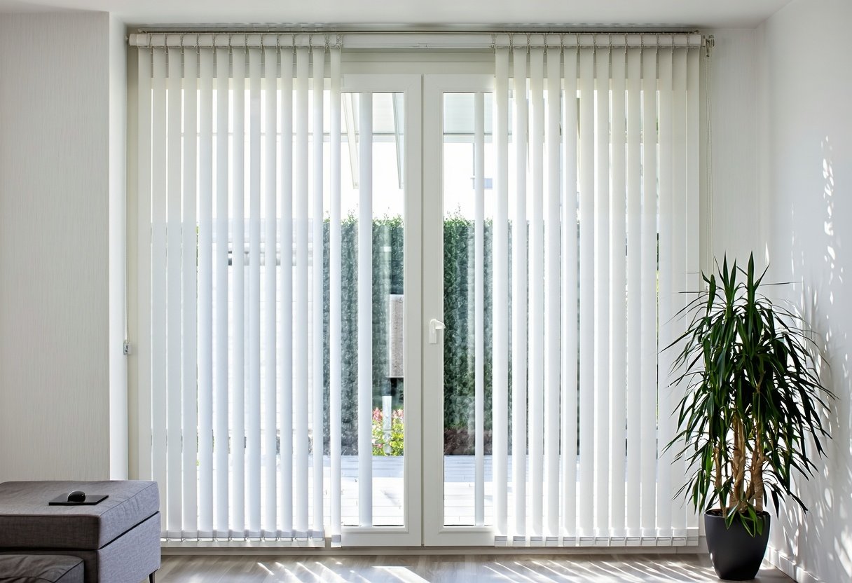 Vertical blinds fitted by Imperial Blinds